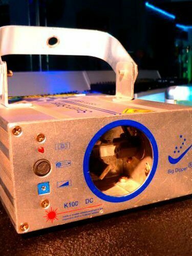 Laser de Pista Azul